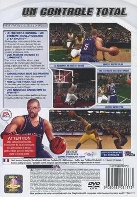 NBA Live 2003 box cover back